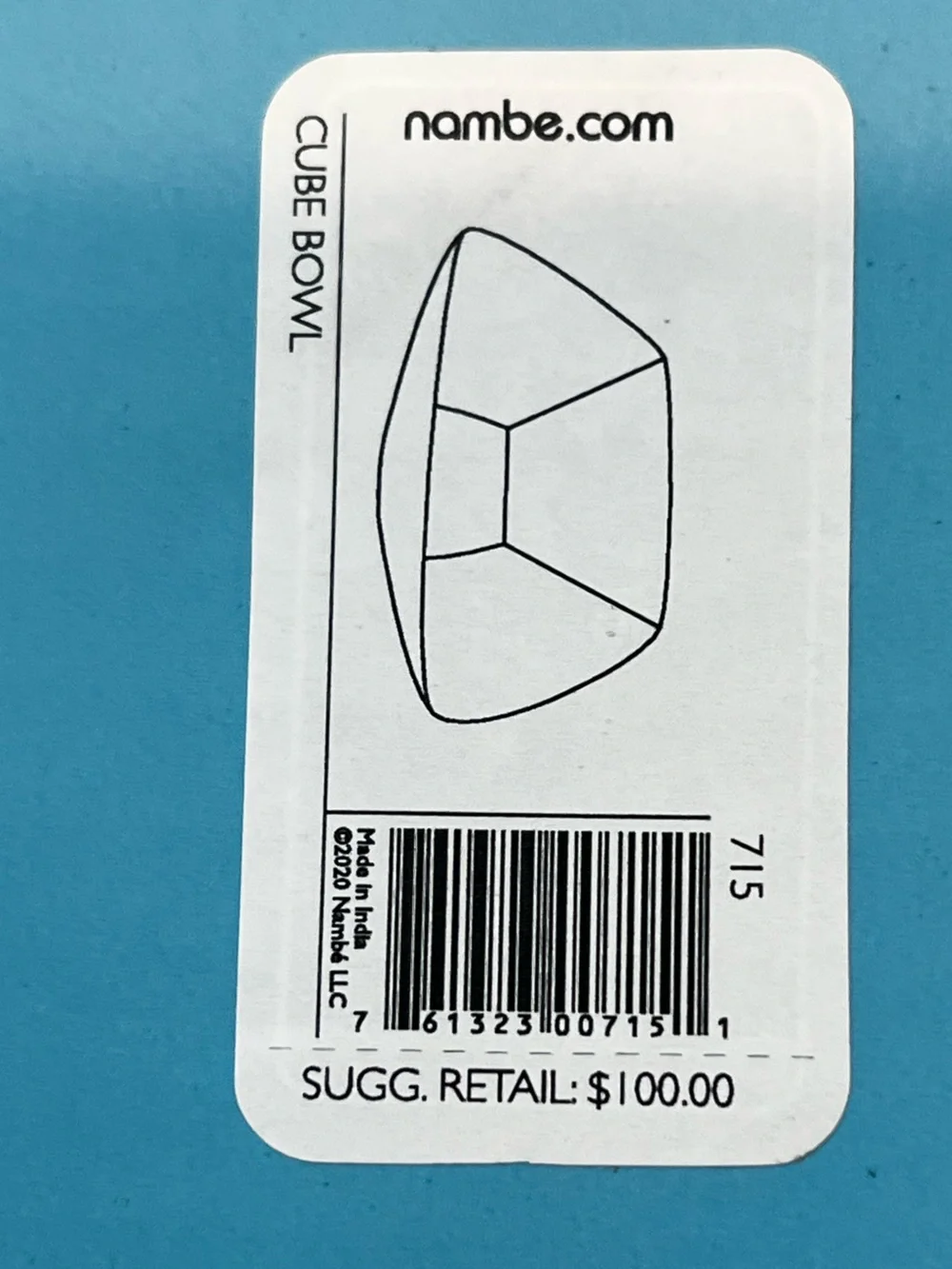 Nambe Cube Bowl